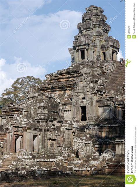 Edificio Histórico Angkor Wat Imagen de archivo Imagen de perdido