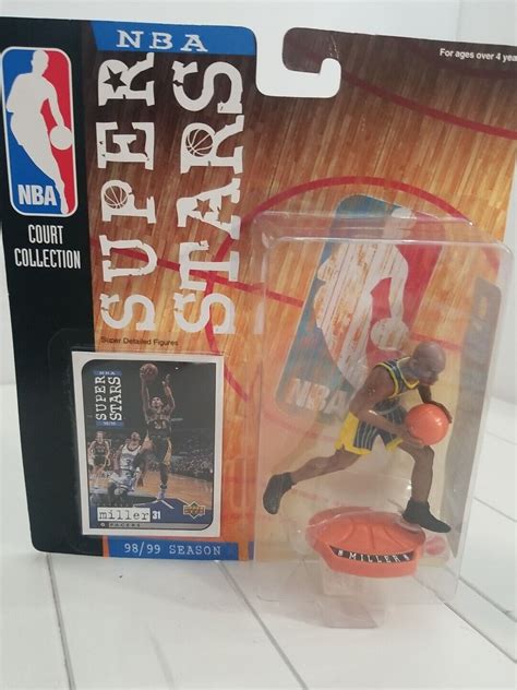 Reggie Miller Action Figure Indiana Pacers Mattel Nba Superstars