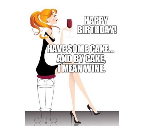 Happy Birthday Cheers Wine Lovely Meme Happy Birthday Wine Happy