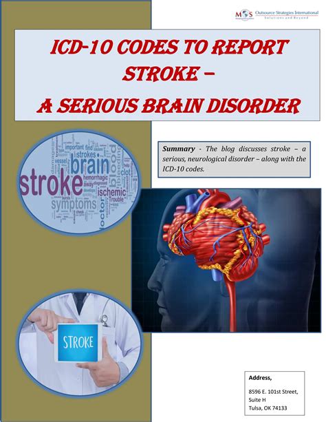 ICD 10 Codes To Report Stroke A Serious Brain Disorder By Outsource