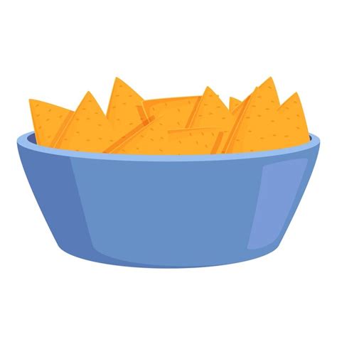 Premium Vector Nachos Bowl Icon Cartoon Vector Mexican Food