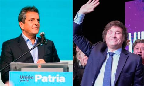 ¿cuándo Es El Balotaje Entre Sergio Massa Y Javier Milei