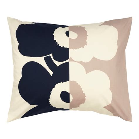 Marimekko Suur Unikko Tyynyliina X Cm Harmaa T Sininen Hiekka L