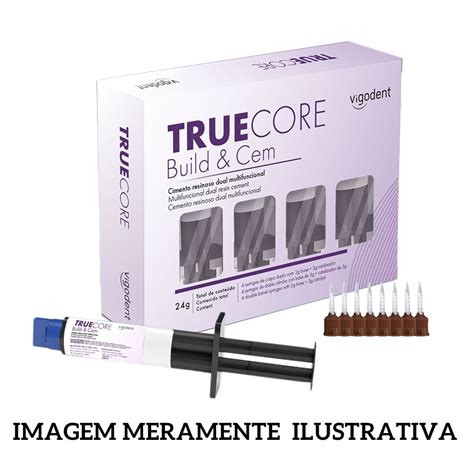 Cimento Resinoso Dual True Core Kit 4cores Vigodent Dental Integra