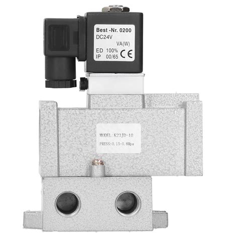 Electric Solenoid Valve G3 8in Cut‑off 2 Position 3 Way Connection Aluminum Alloy K23jd‑10dc24v