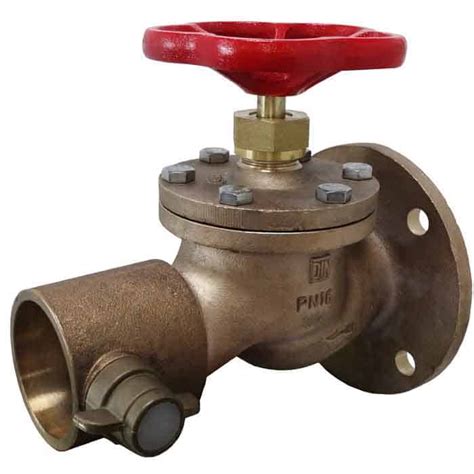 Jv Marine Bronze Straight Fire Hydrant Landing Globe Valve Bs