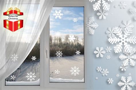 55 Snowflake Window Transfers | Christmas cheer, Country christmas ...