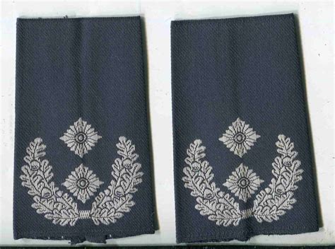 Bundeswehr LW Rangschlaufen Oberstleutnant Weiss In Blau 1 Paar EBay