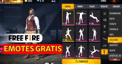 COMO TENER EMOTES GR4TIS EN FREE FIRE TECNO GAMER