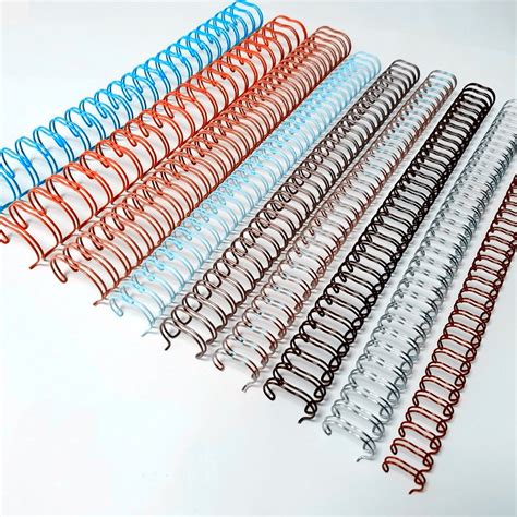 92 Loops Binding Materials Twin Loop Binder Nylon Coated Double Wire