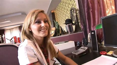 Leggy Schoolgirl In Mini Skirt Gets A Hard Fuck In Bed Blonde Blonde Porn XHamster