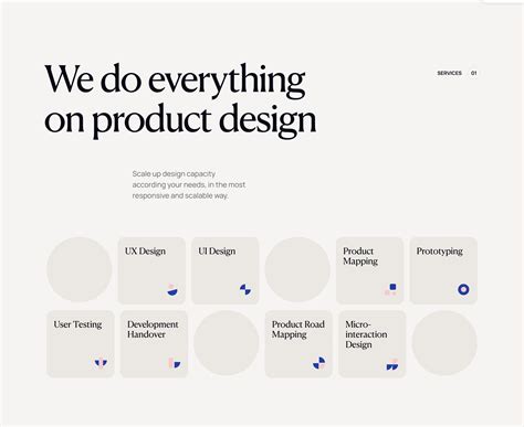 Paradigm Home Page Section Services | Feature Section Design Design