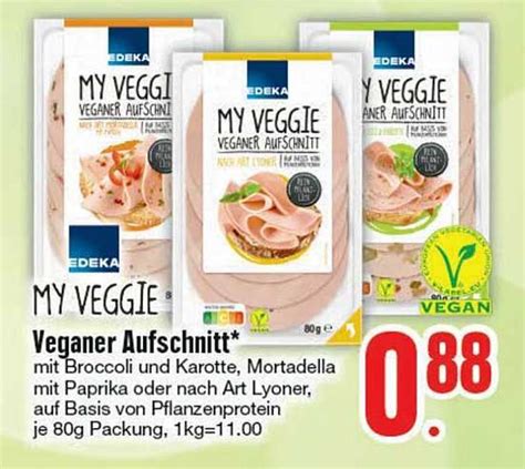 Edeka My Veggie Veganer Aufschnitt Angebot Bei Edeka Prospekte De