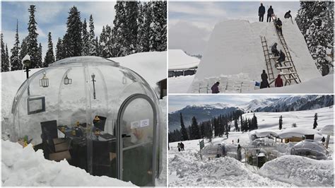 Glass Igloo A New Tourist Attraction At Jammu And Kashmirs Gulmarg