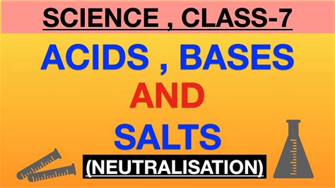 Acids Bases And Salts Neutralisation In Everyday Life Class 7