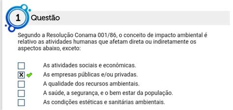 Segundo A Resolução Conama 00186 O Conceito De Impacto Ambiental é