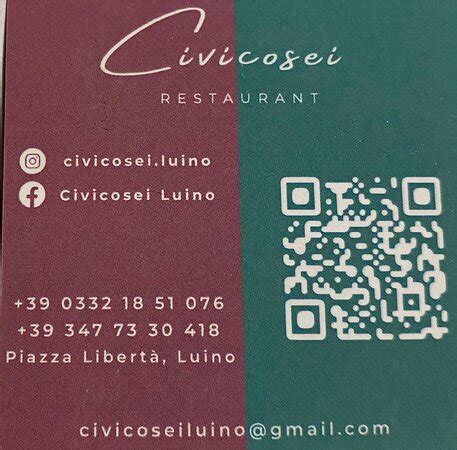 Civicosei Restaurant Luino Menu Prices Restaurant Reviews