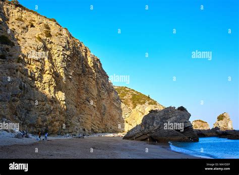 Amazing hidden beach in Portugal Stock Photo - Alamy