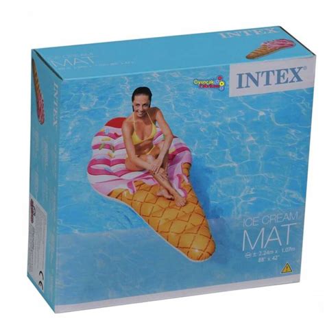 Intex I Me Meyveli Dondurma Ada Yatak X Cm Deniz Havuz