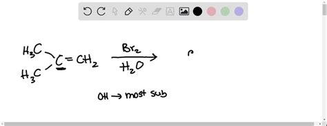 Solved Draw Structural Formula For The Major Product Of The Reaction