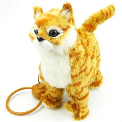 Electronic Cat Robot Cat Toy Electronic Plush Pet Toy Singing Songs ...