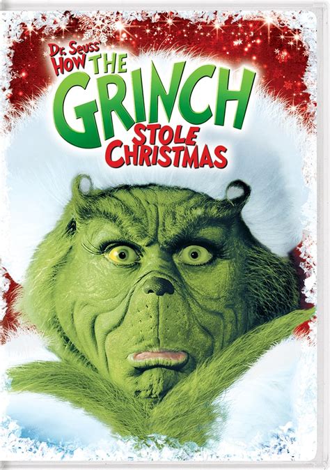 Dr Seuss How The Grinch Stole Christmas Dvd Jim Carrey Taylor