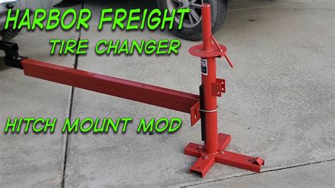 The 89G Harbor Freight Tire Changer Hitch Mount Mod YouTube