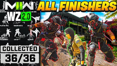 All 36 Finishing Moves In Modern Warfare 2 All Warzone 2 Executions