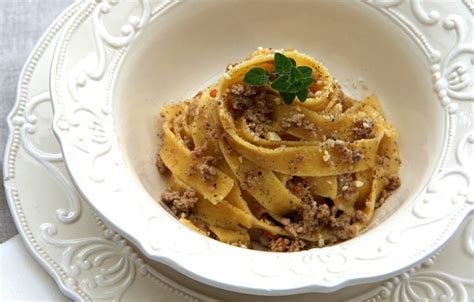 Pappardelle Al Ragu Di Agnello Le Mille Una Ricetta