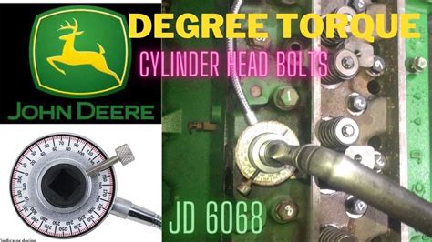 John Deere USA Engine Degree Torque On Head Bolts Torque Sequence And