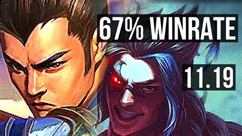 XIN ZHAO Vs KAYN JUNGLE 11 0 2 67 Winrate Legendary EUW Master