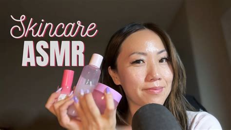 Relaxing Skincare ASMR Bedtime Routine Triggers Light Whispering