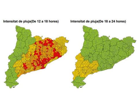 Protecci Civil Activa La Fase D Alerta Del Pla Inuncat En Previsi De