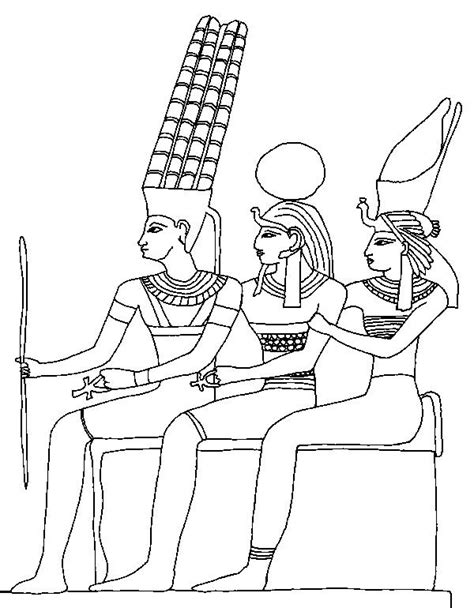 Ancient Egypt Coloring Pages For Kids