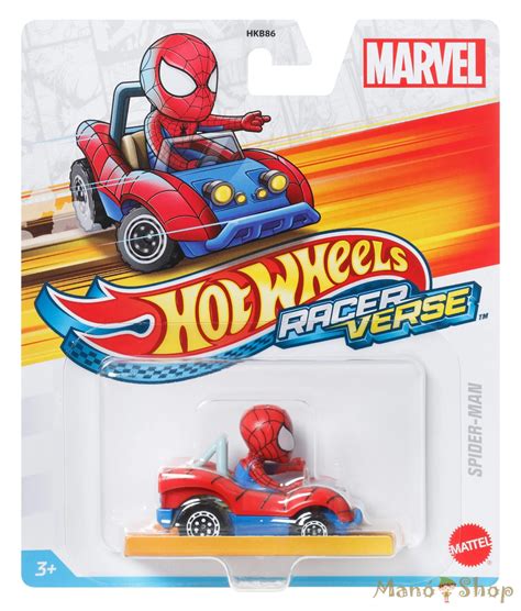 Hot Wheels Racers Kisautók Pókember ManóShop webáruház