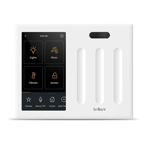 Best Buy Brilliant Wi Fi Smart 3 Switch Home Control Panel With Voice Assistant White Bha120us Wh3