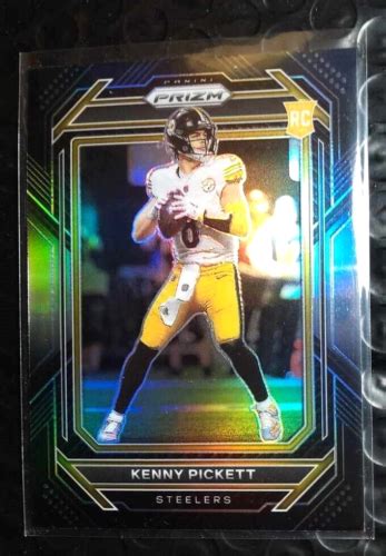 Panini Chronicles Black Prizm Steelers Rookie Kenny Pickett Nm Ebay