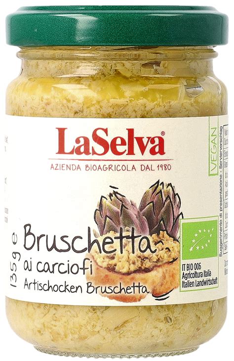 Laselva Bio Artischocken Bruschetta Zubereitung Aus Artischocken X