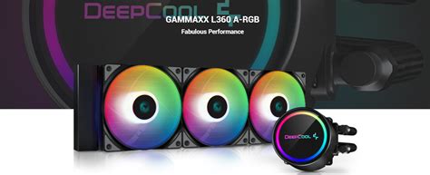 Watercooler Deepcool Gammaxx L Rgb A Mm Dp H Cf Gl Argb