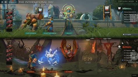 Ig Vitality Vs Infamous Game Ti Stage Miracle Virtus Pro Dota Live