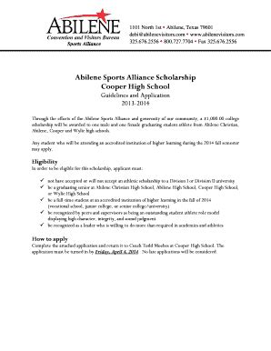 Fillable Online Cooper High School Fax Email Print Pdffiller