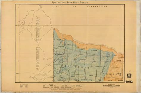 Old maps of Barkly Tableland