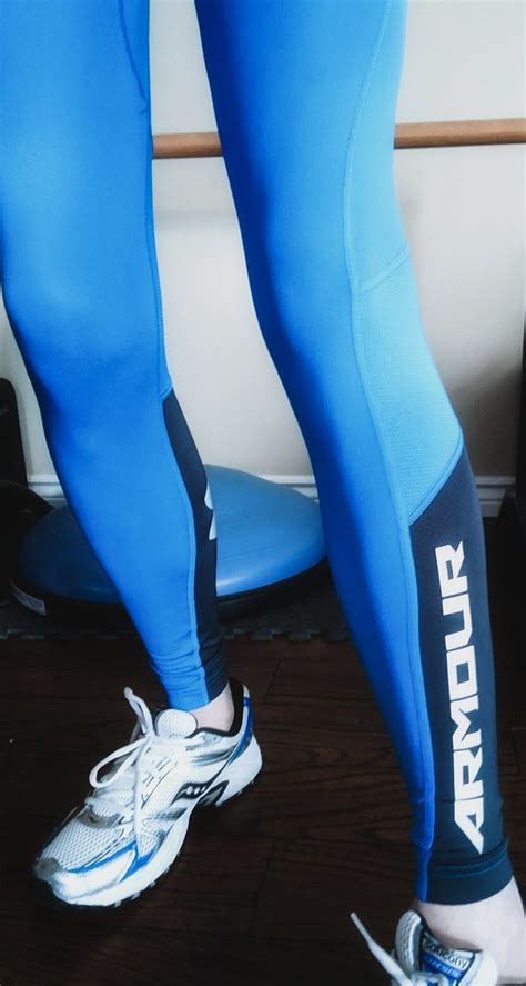 Blue Running Tights Men Wearing Running Tights G S Flickr