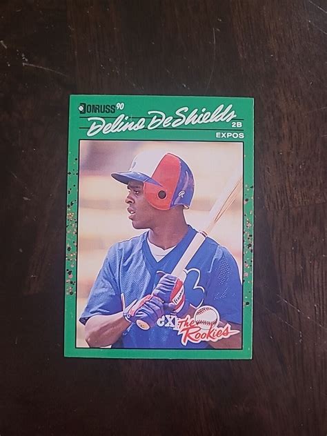 1990 Donruss The Rookies Delino DeShields RC 6 Montreal Expos EBay