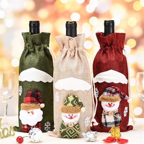 Christmas Wine Bottle Gift Bags For A Fantastic Time Best Online