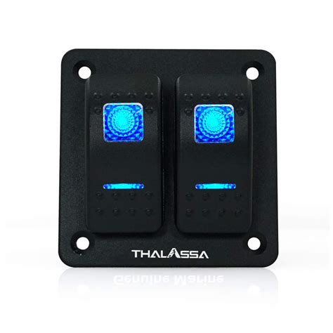 Buy Thalassa Genuine Marine Gang On Off Rocker Switch Panel Dc V