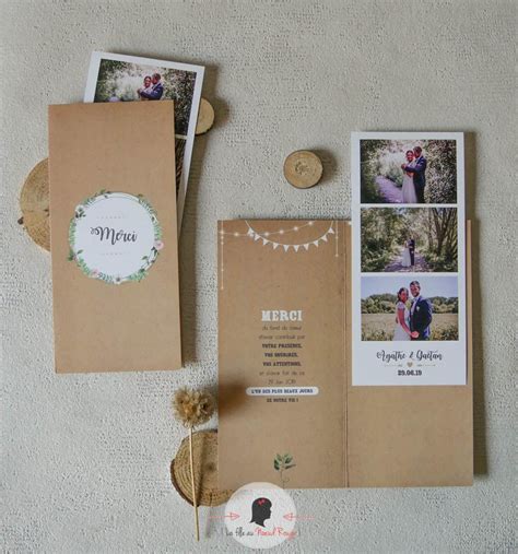 Inspirations papeteries pour mariage nature champêtre Faire part en