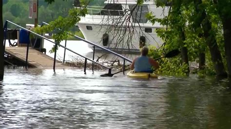 A look at flooding along the Hastings River in Minnesota