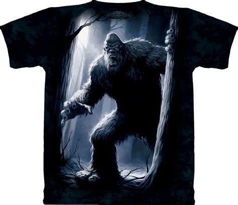 The Mountain Brand Bigfoot Sasquatch Yeti Abominable Snowman T Shirt