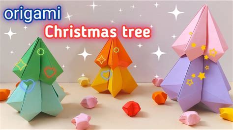 💯origami Christmas Tree🎄💥how To Make A Paper Christmas Tree Without